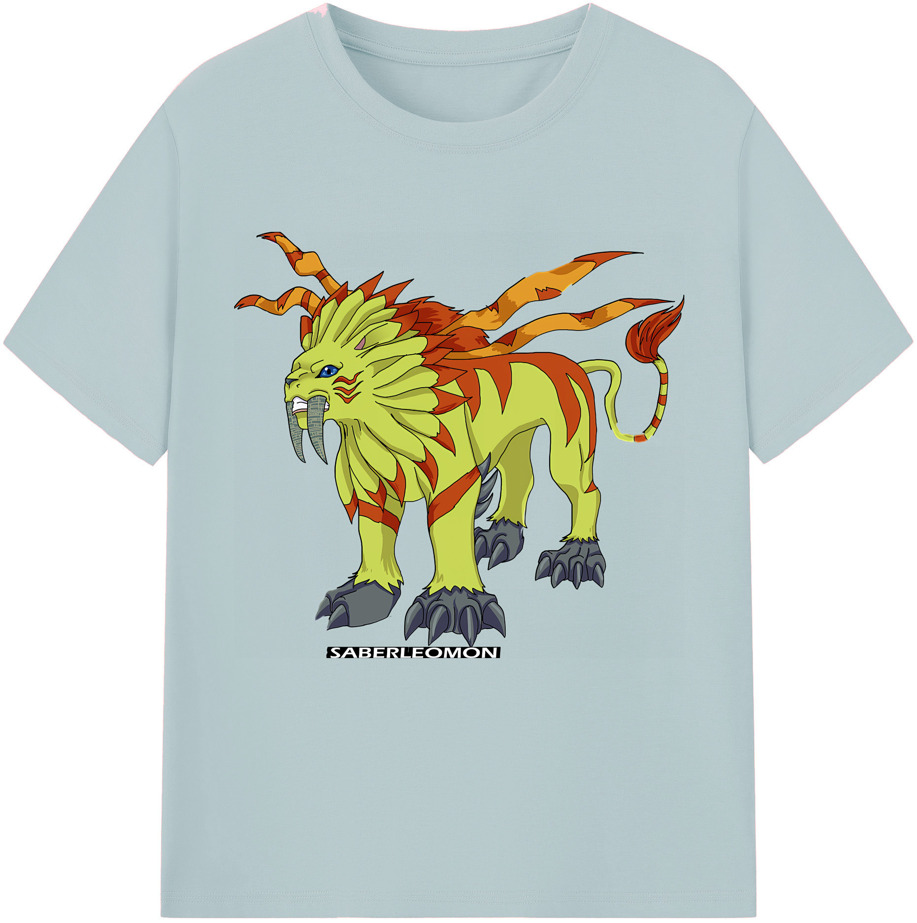 （画像用） Digimon デジタルモンスター/デジモン 綿100％半袖Tシャツ（フロントプリント）